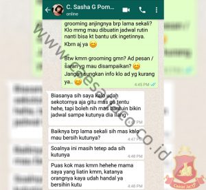Sasha mandi kutu pom pondok pindang jaksel