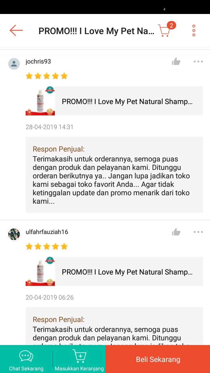 testimonial dog cat pet shampoo conditioner anjing kucing hewan