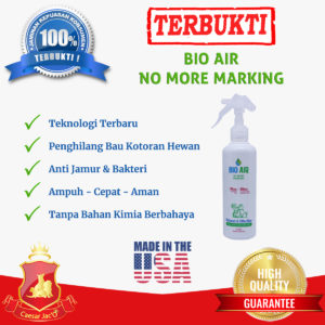 Spray Obat Penghilang Bau Kotoran Busuk Kencing Anjing Kucing Hewan Bio Air No More Marking